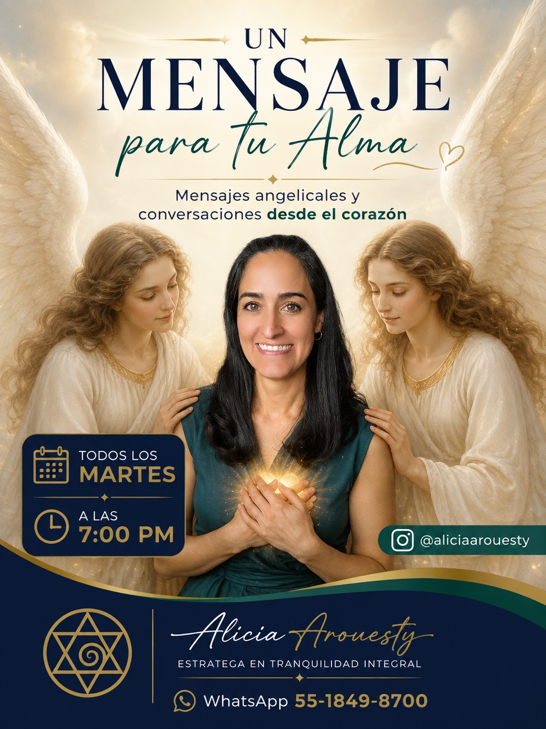 Un Mensaje para tu Alma · en vivo por Instagram los martes 7 p.m.