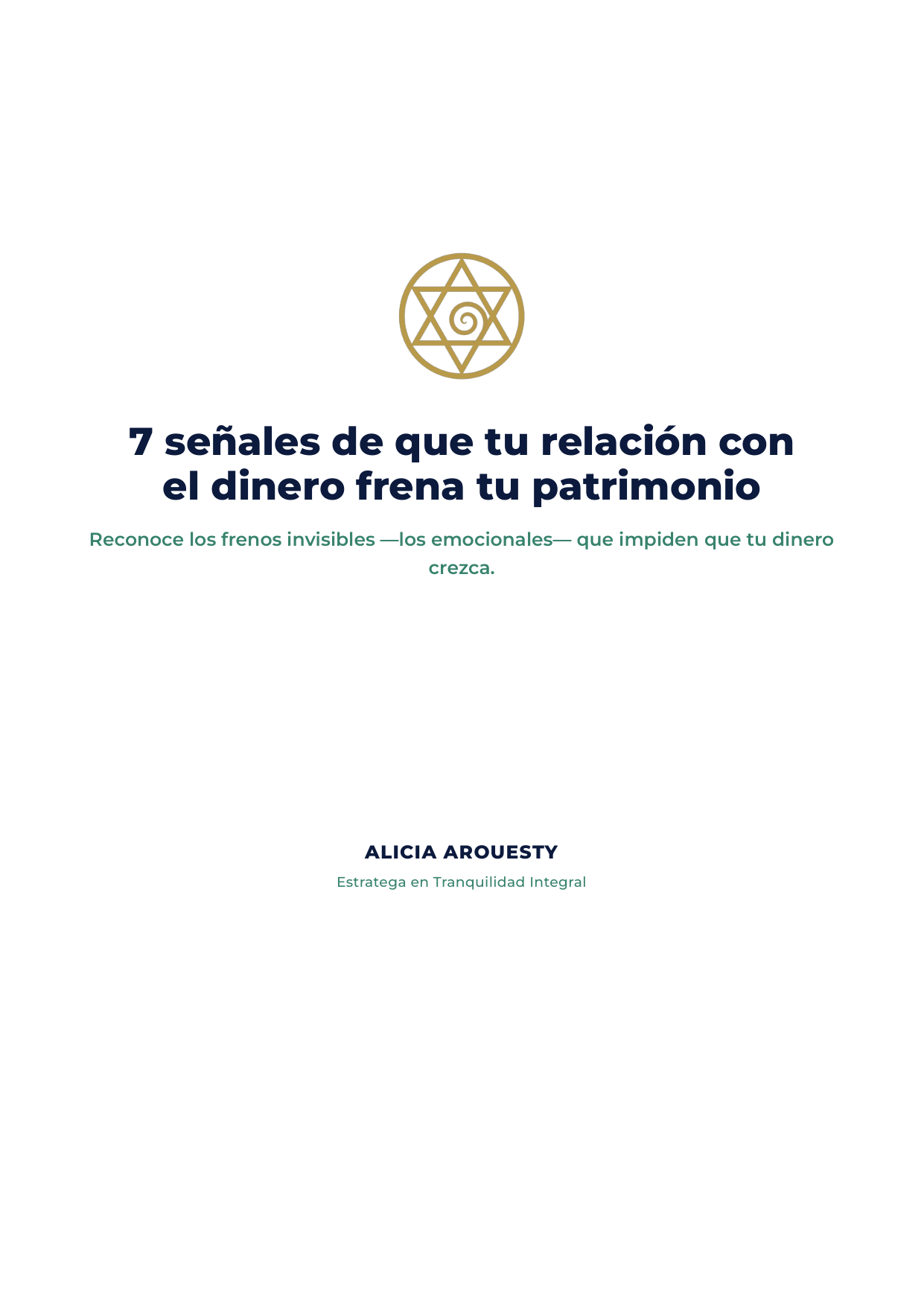 Portada de la guía: 7 señales de que tu relación con el dinero frena tu patrimonio